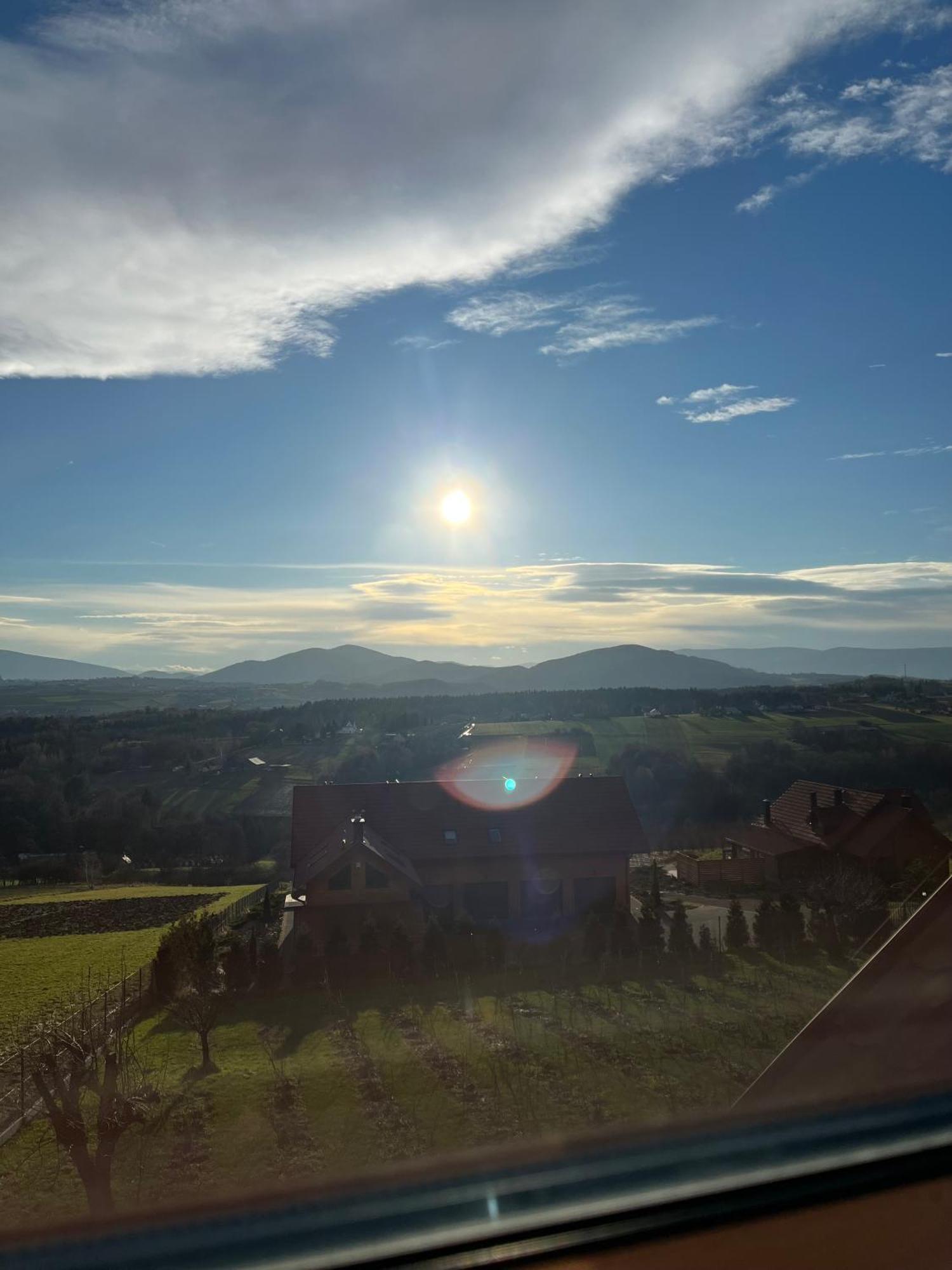 Fantastic View Vineyard Beskid Mountains Gruszow  Eksteriør bilde
